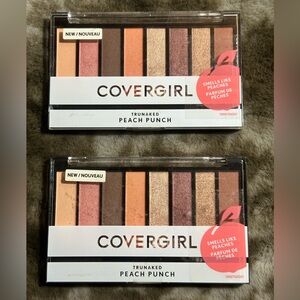 2 pc COVERGIRL Peach Punch Eyeshadow Palette - Peach and Gold Tones